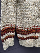Load image into Gallery viewer, 1980s Tan knit Cardigan
