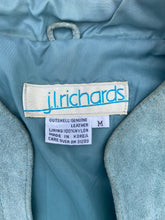 Load image into Gallery viewer, Light blue Leather Jacket
